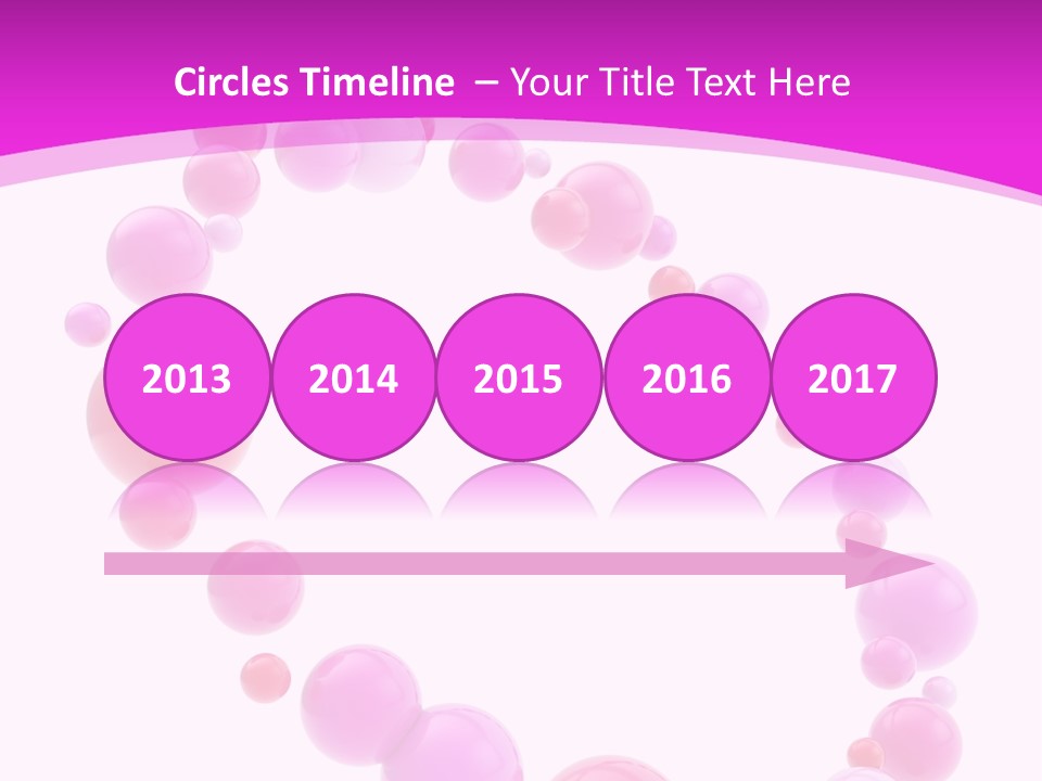 Glossy Violet White PowerPoint Template