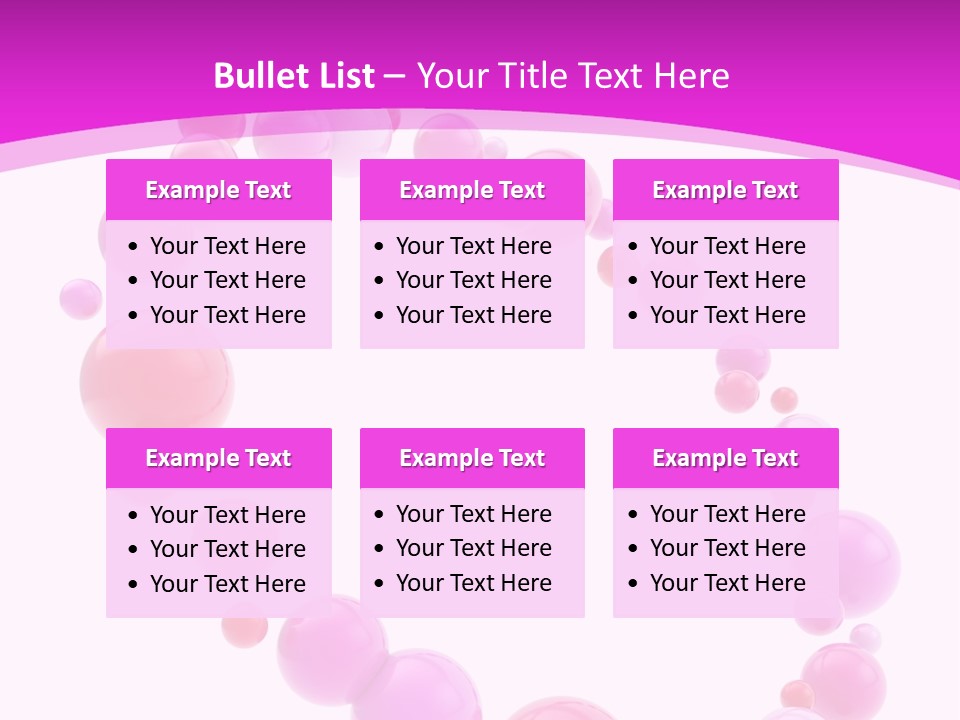 Glossy Violet White PowerPoint Template