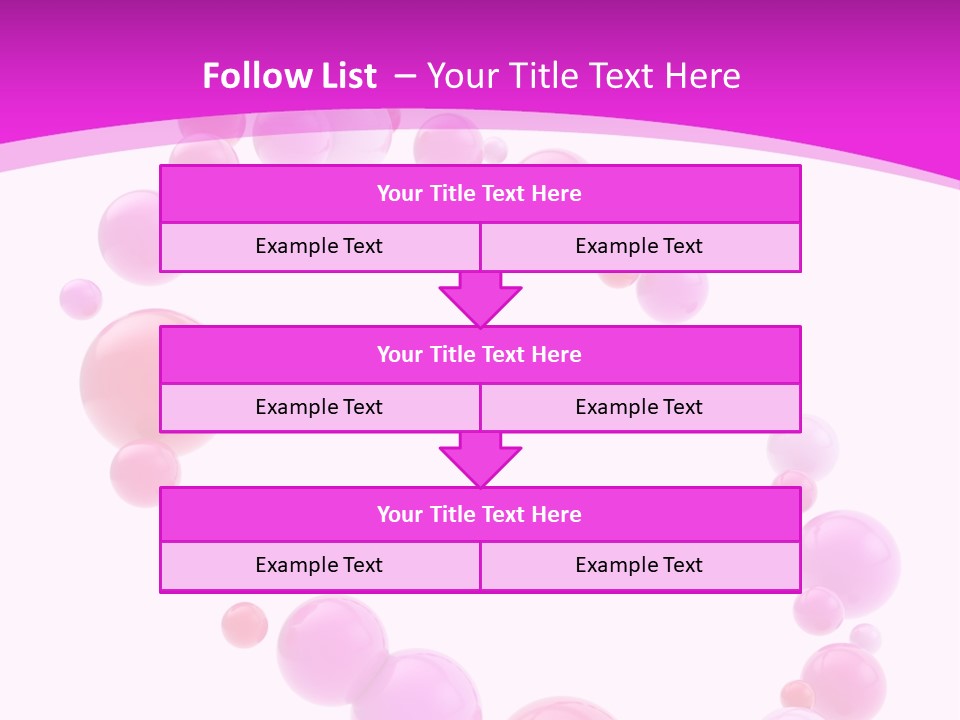 Glossy Violet White PowerPoint Template