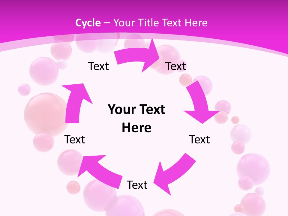 Glossy Violet White PowerPoint Template