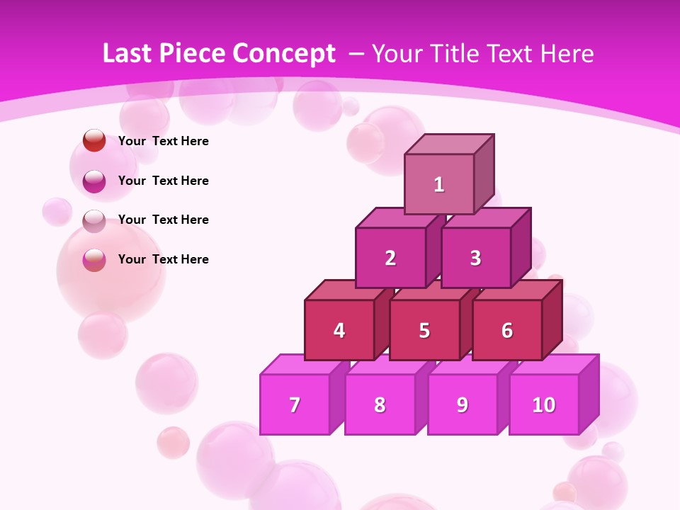 Glossy Violet White PowerPoint Template