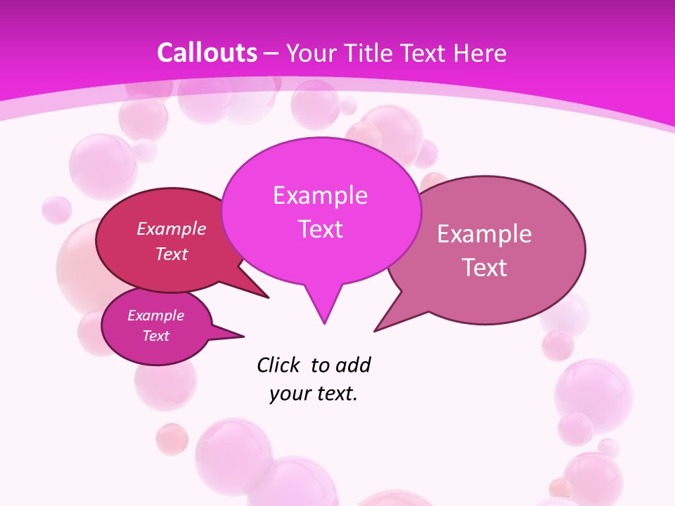 Glossy Violet White PowerPoint Template