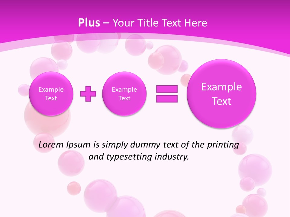 Glossy Violet White PowerPoint Template