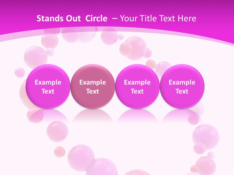 Glossy Violet White PowerPoint Template