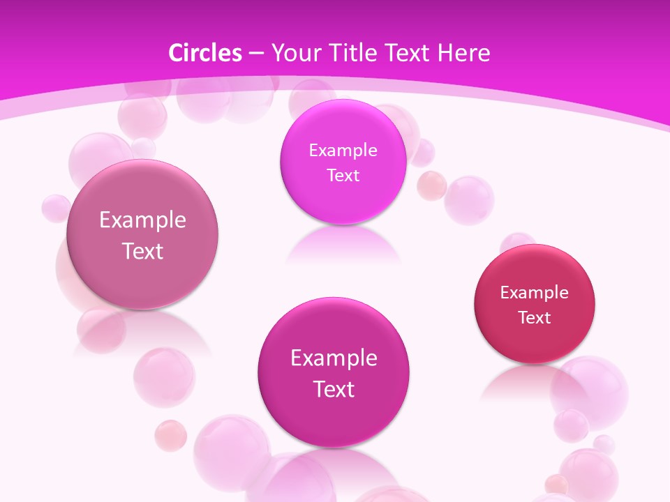 Glossy Violet White PowerPoint Template