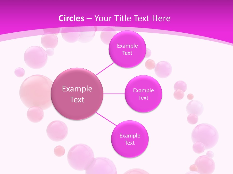 Glossy Violet White PowerPoint Template