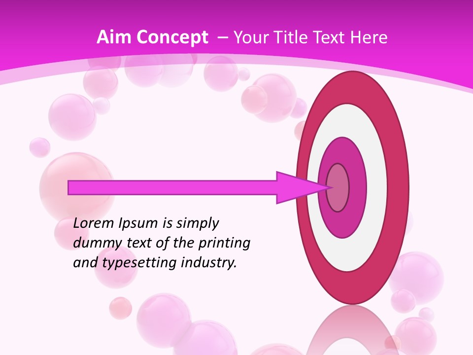 Glossy Violet White PowerPoint Template
