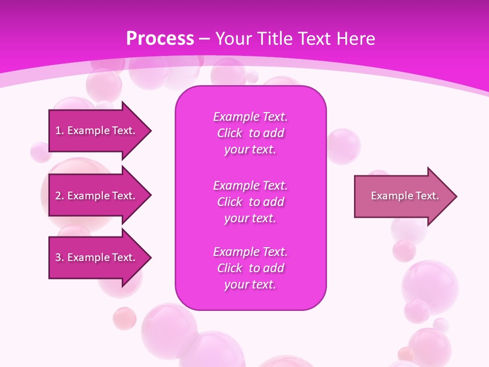 Glossy Violet White PowerPoint Template