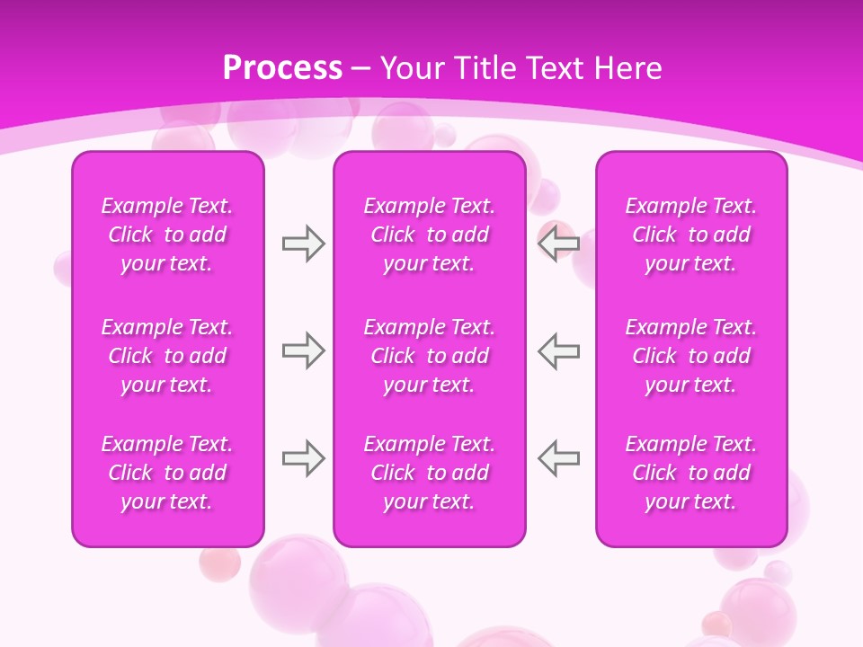 Glossy Violet White PowerPoint Template