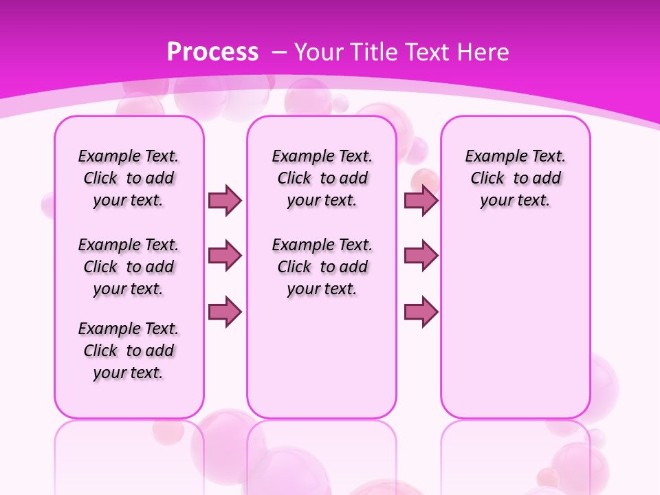 Glossy Violet White PowerPoint Template