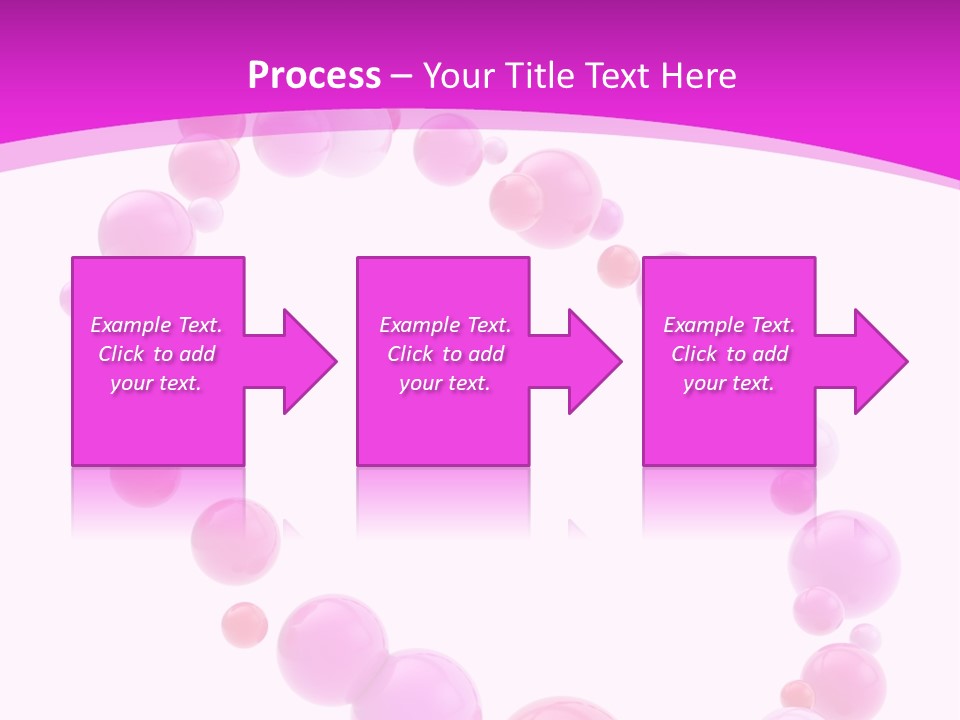 Glossy Violet White PowerPoint Template