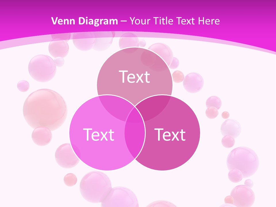 Glossy Violet White PowerPoint Template