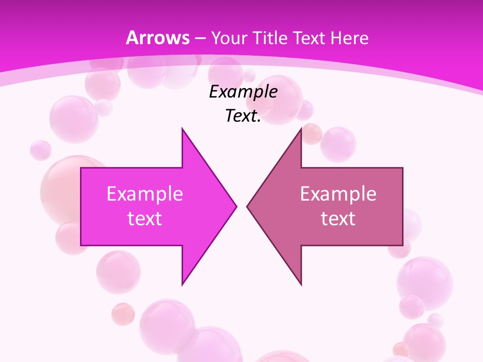 Glossy Violet White PowerPoint Template