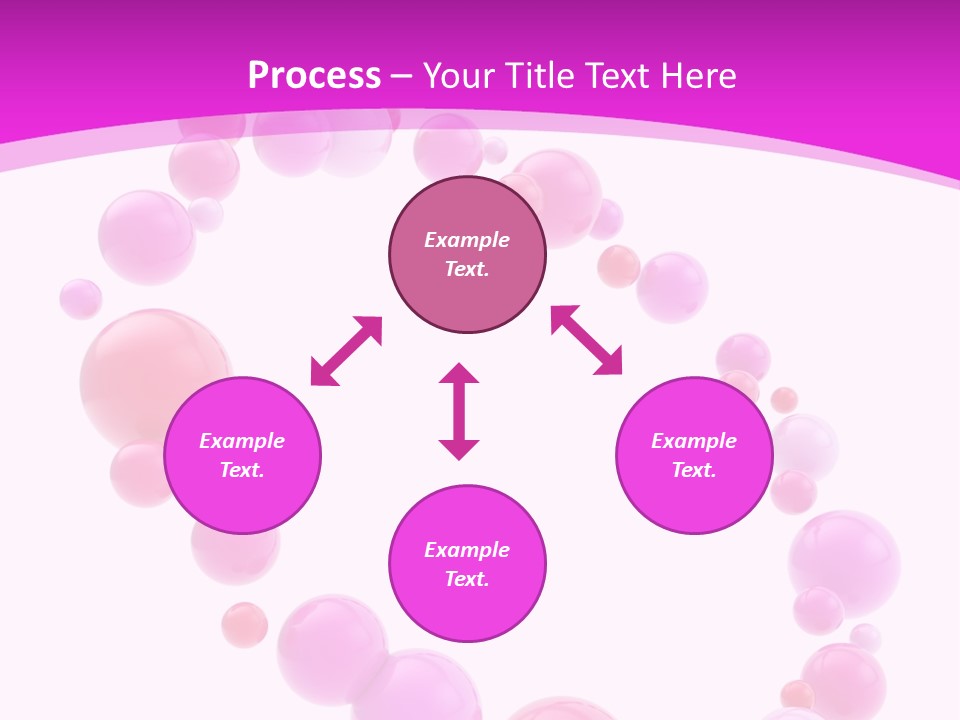 Glossy Violet White PowerPoint Template