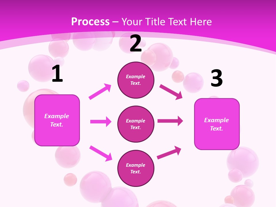 Glossy Violet White PowerPoint Template