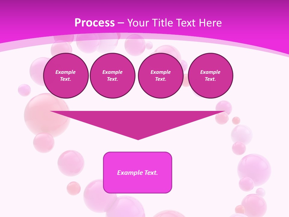 Glossy Violet White PowerPoint Template