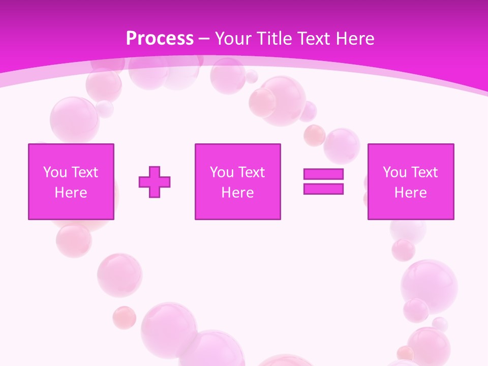 Glossy Violet White PowerPoint Template