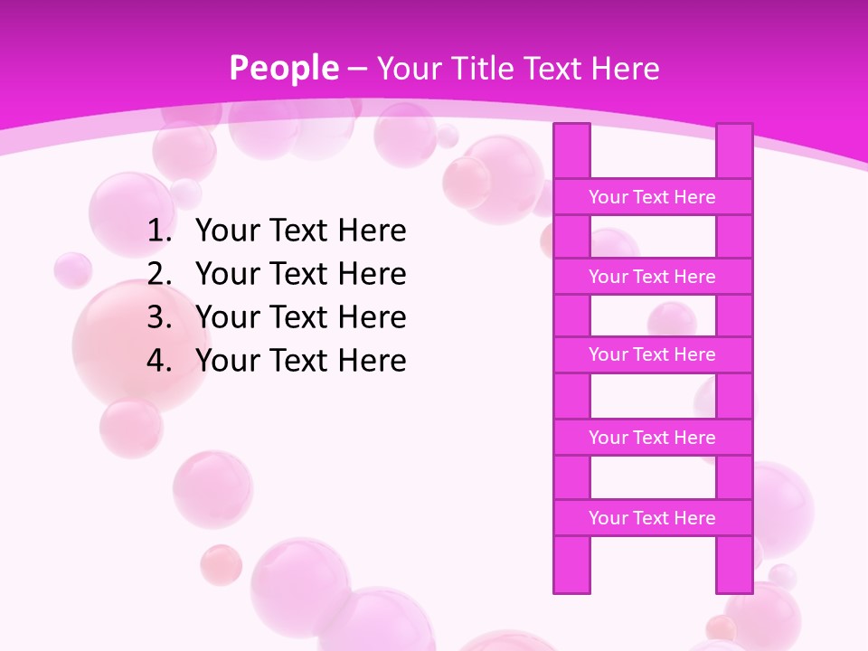 Glossy Violet White PowerPoint Template