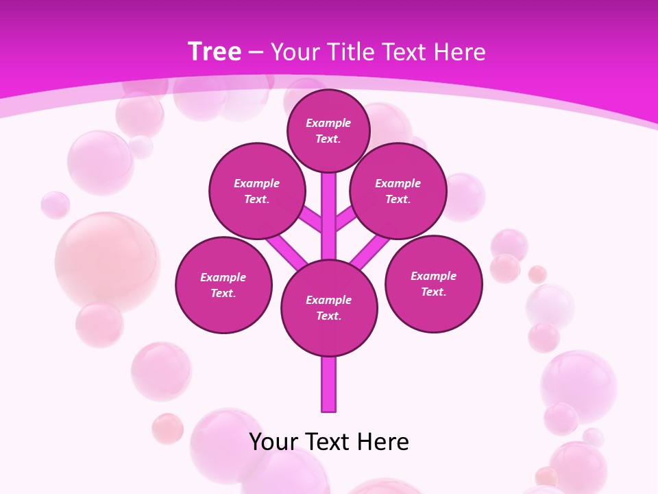 Glossy Violet White PowerPoint Template