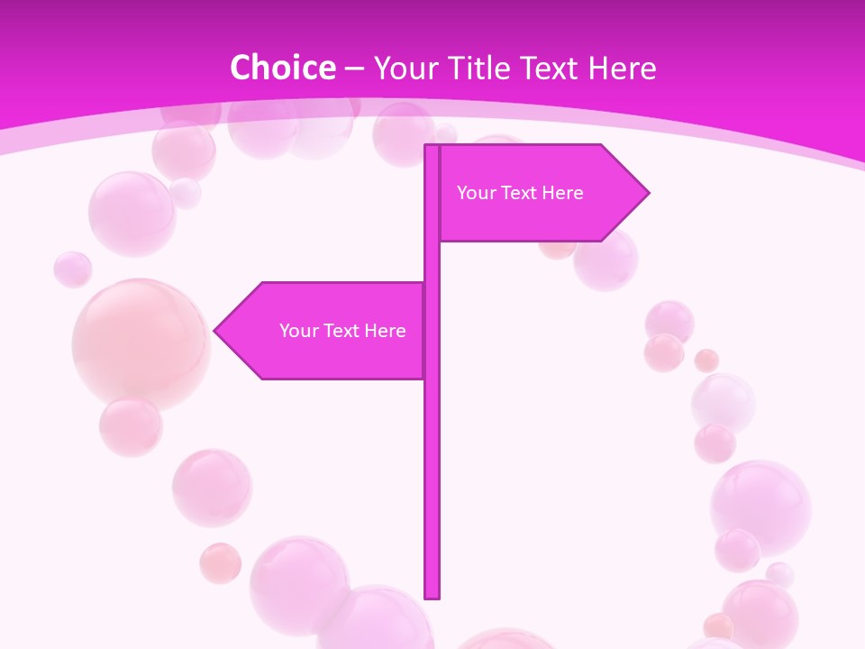 Glossy Violet White PowerPoint Template