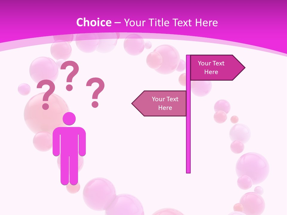 Glossy Violet White PowerPoint Template