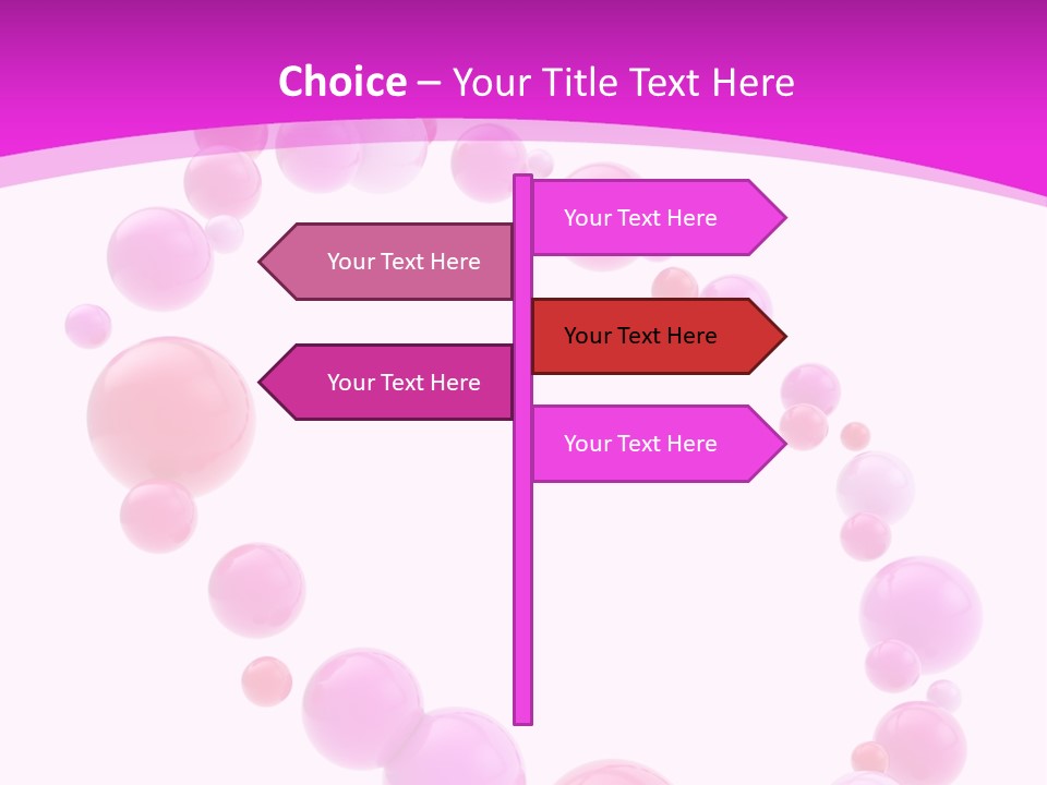 Glossy Violet White PowerPoint Template