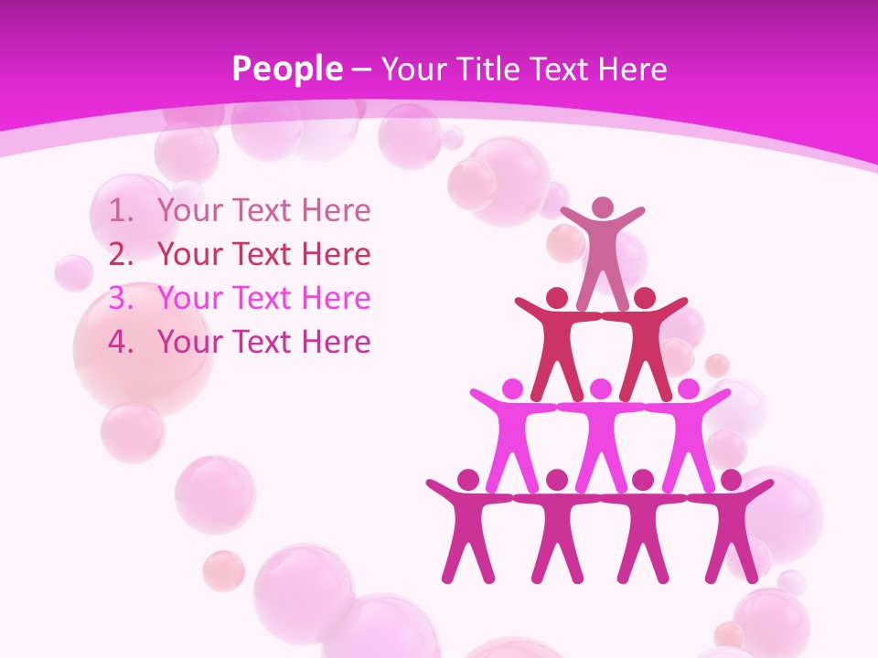 Glossy Violet White PowerPoint Template