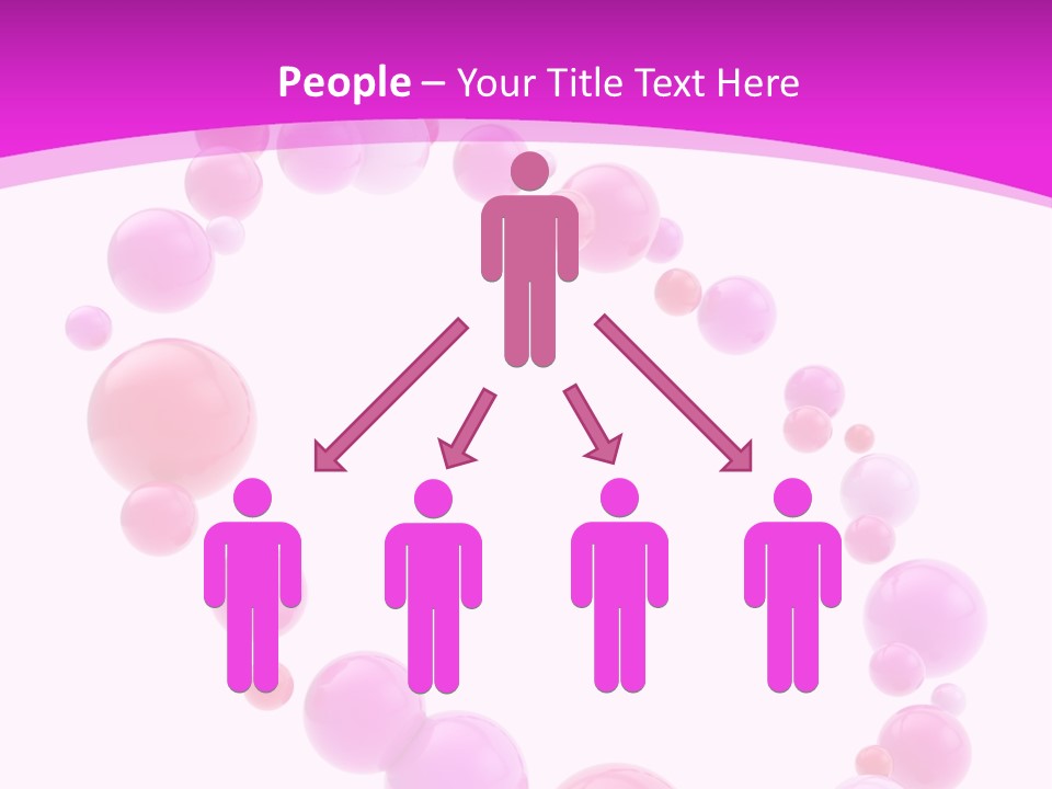 Glossy Violet White PowerPoint Template