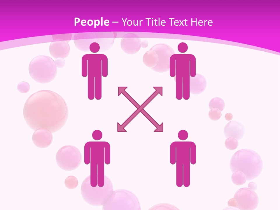 Glossy Violet White PowerPoint Template