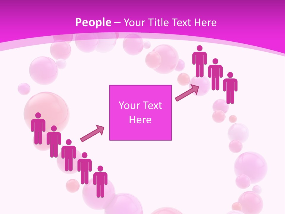 Glossy Violet White PowerPoint Template