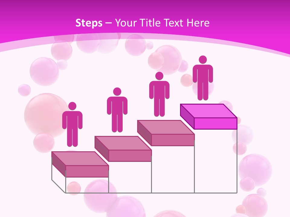 Glossy Violet White PowerPoint Template