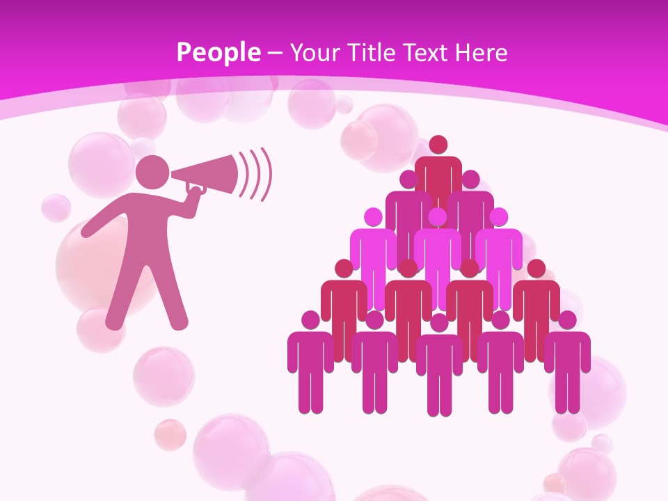 Glossy Violet White PowerPoint Template