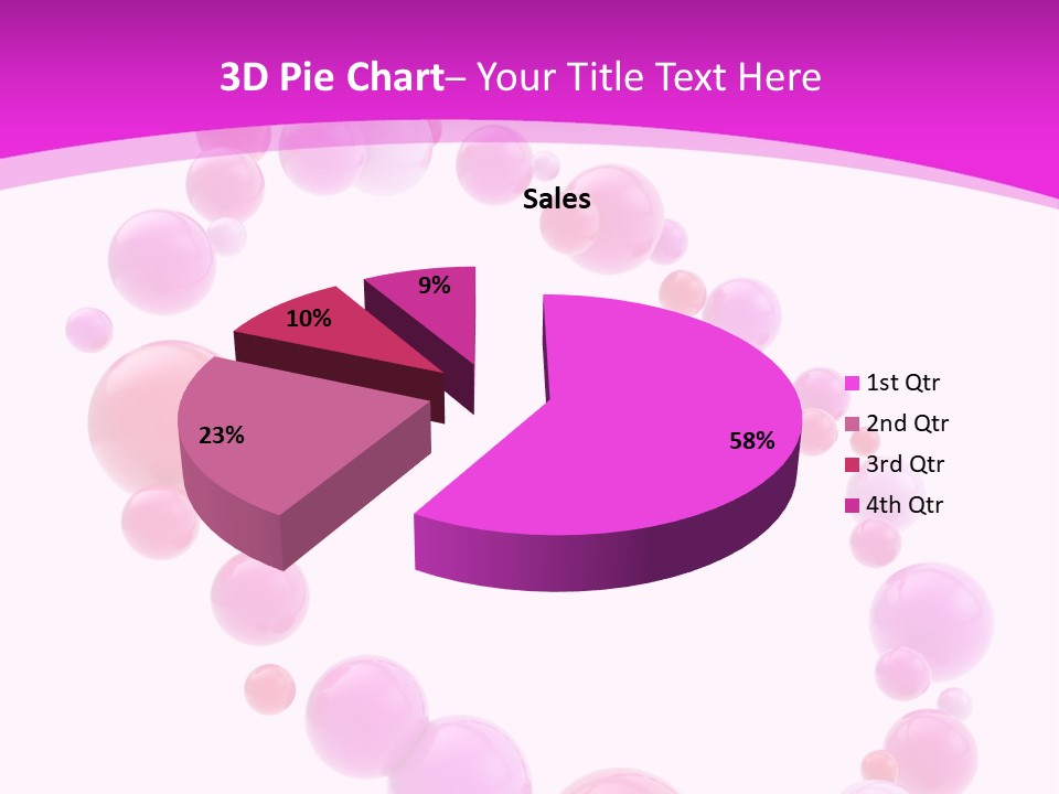 Glossy Violet White PowerPoint Template