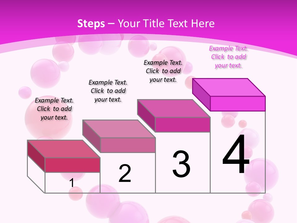 Glossy Violet White PowerPoint Template