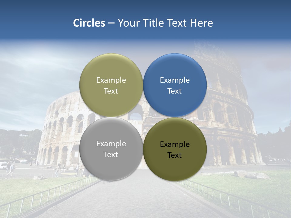 Grass Colosseo Old PowerPoint Template