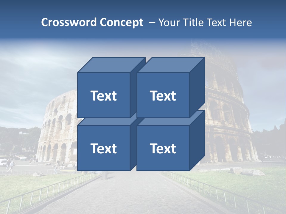 Grass Colosseo Old PowerPoint Template