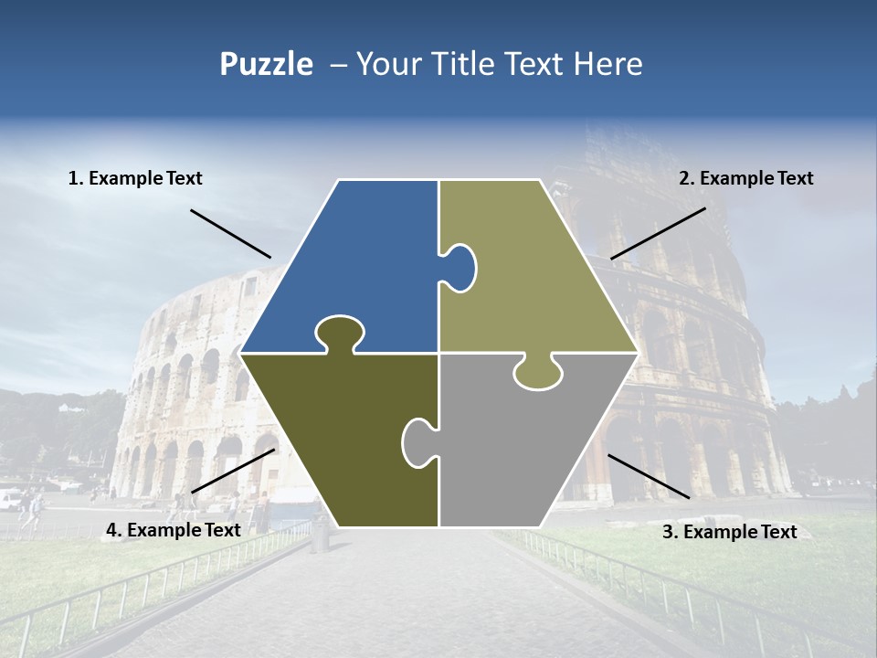 Grass Colosseo Old PowerPoint Template