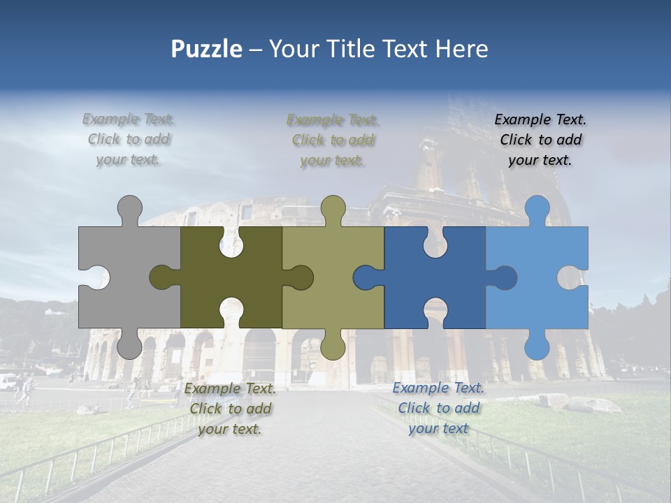 Grass Colosseo Old PowerPoint Template