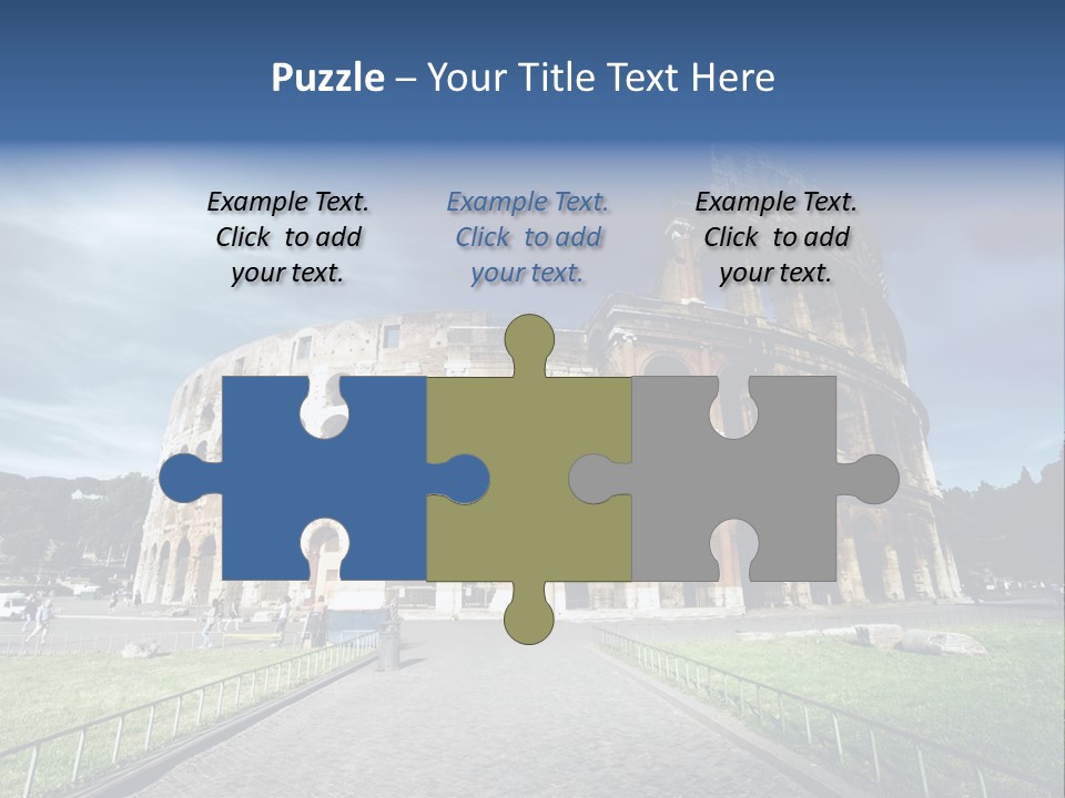 Grass Colosseo Old PowerPoint Template