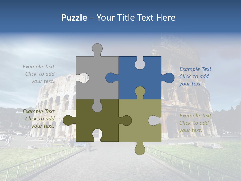 Grass Colosseo Old PowerPoint Template