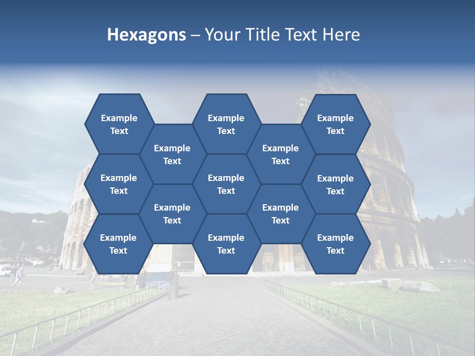 Grass Colosseo Old PowerPoint Template