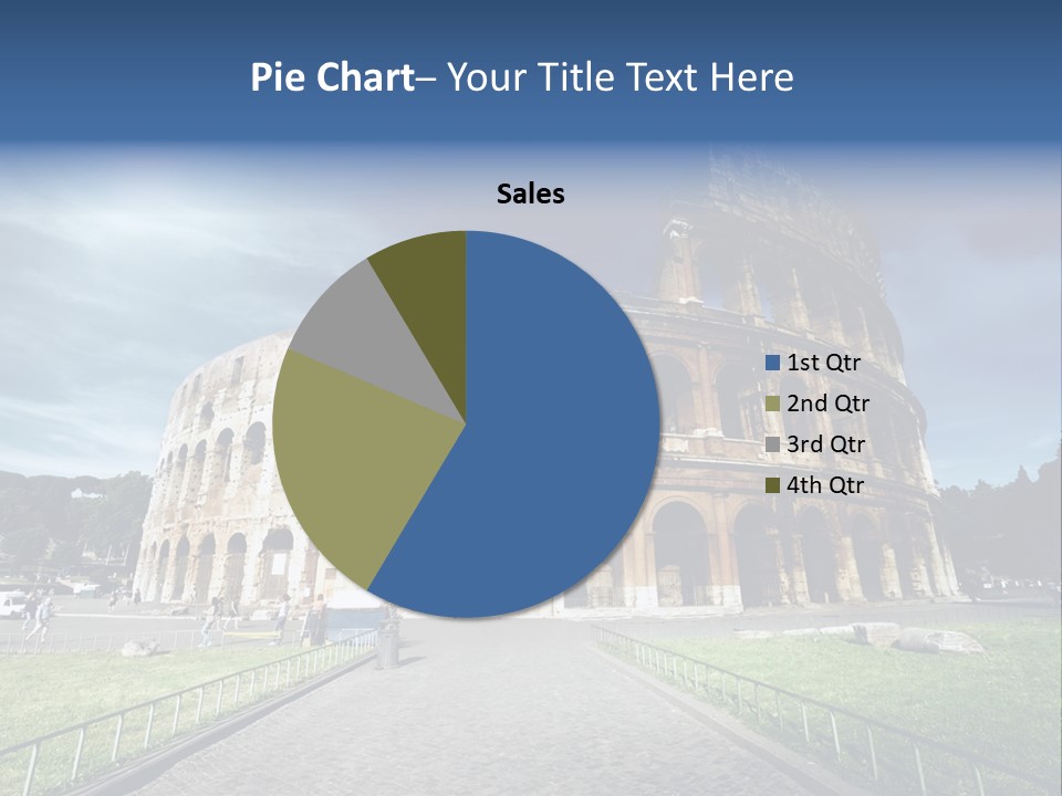 Grass Colosseo Old PowerPoint Template