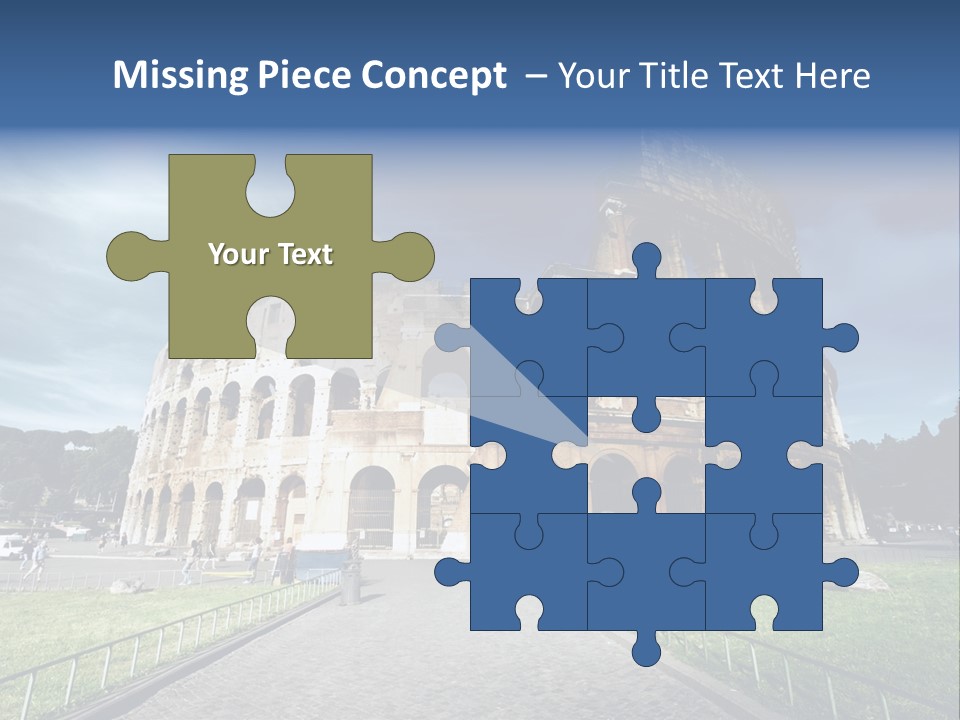 Grass Colosseo Old PowerPoint Template