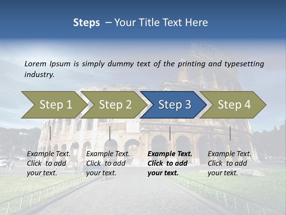 Grass Colosseo Old PowerPoint Template