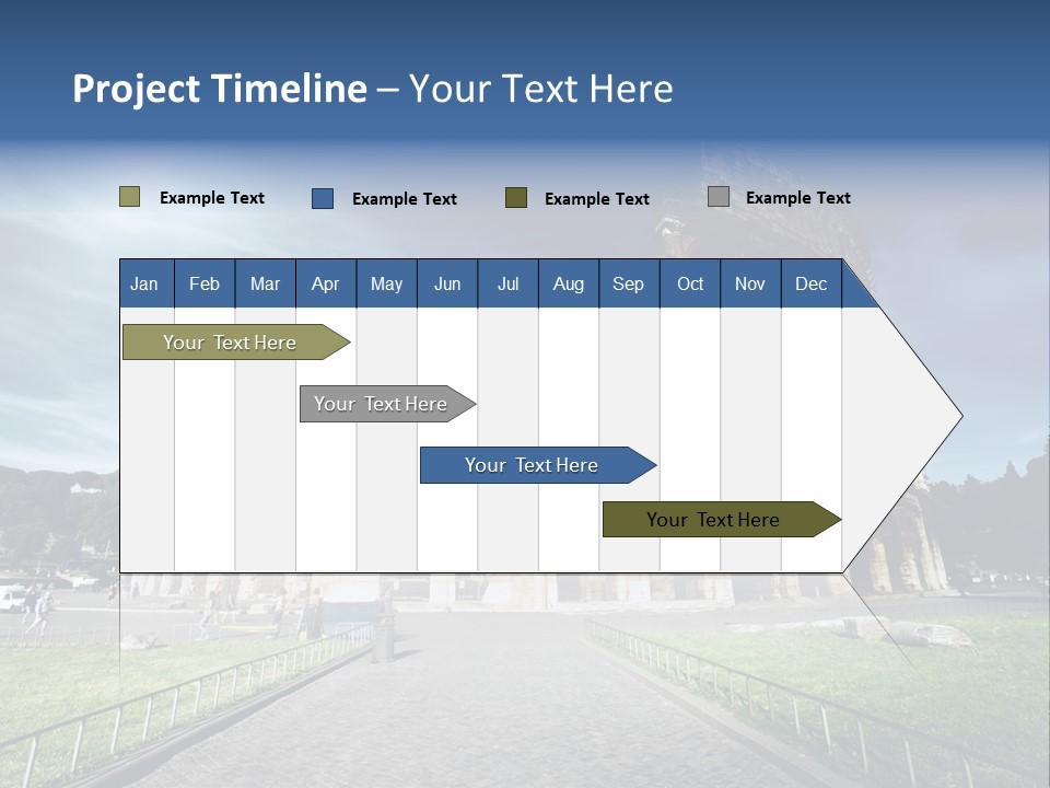 Grass Colosseo Old PowerPoint Template