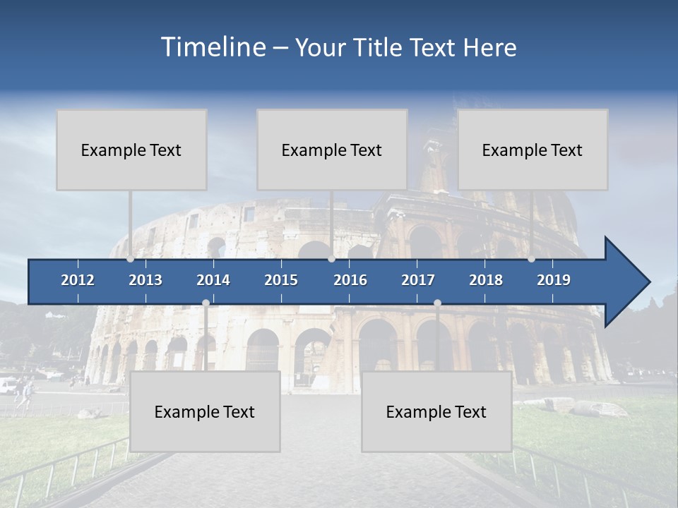Grass Colosseo Old PowerPoint Template
