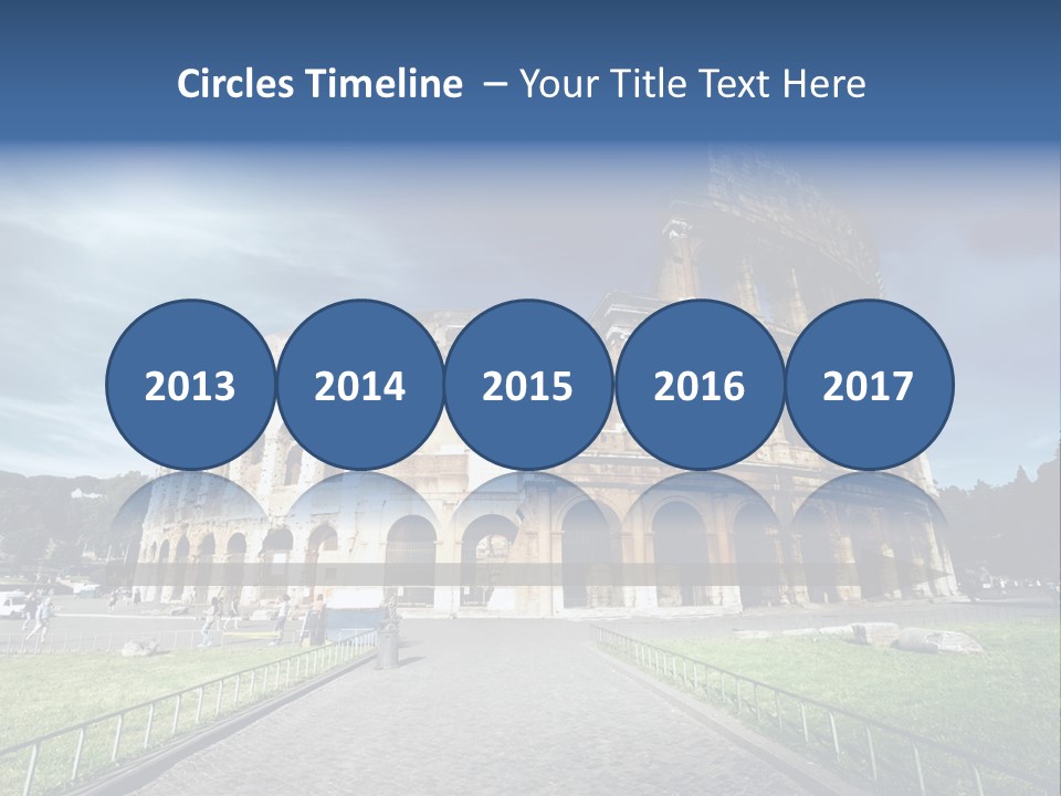 Grass Colosseo Old PowerPoint Template