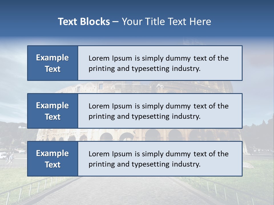 Grass Colosseo Old PowerPoint Template
