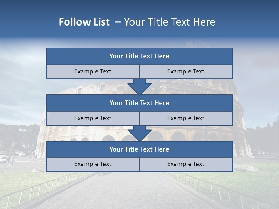 Grass Colosseo Old PowerPoint Template