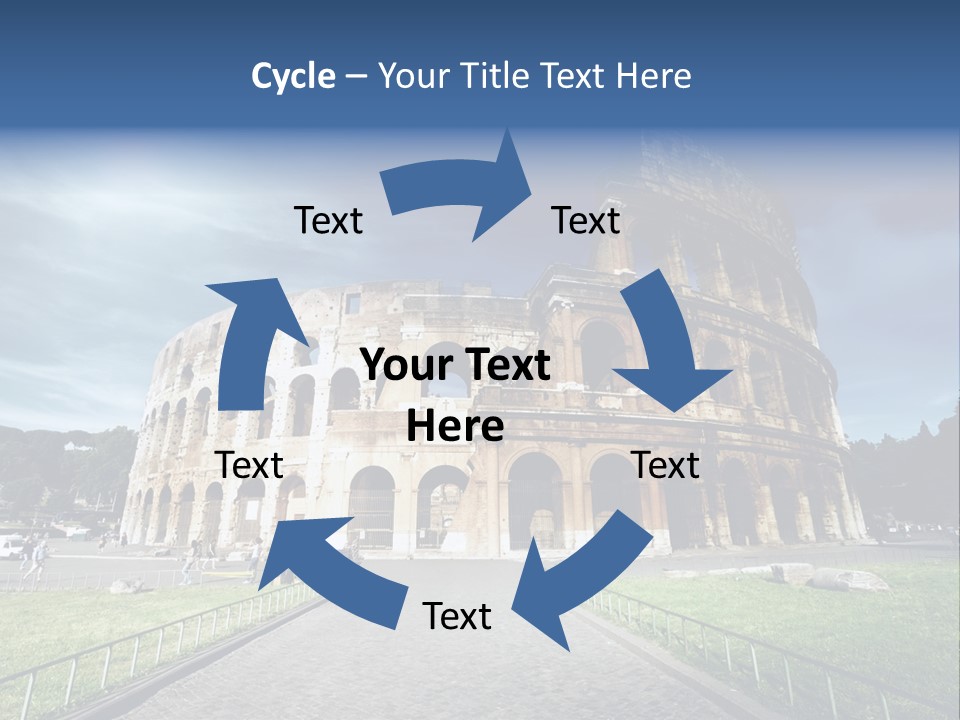 Grass Colosseo Old PowerPoint Template